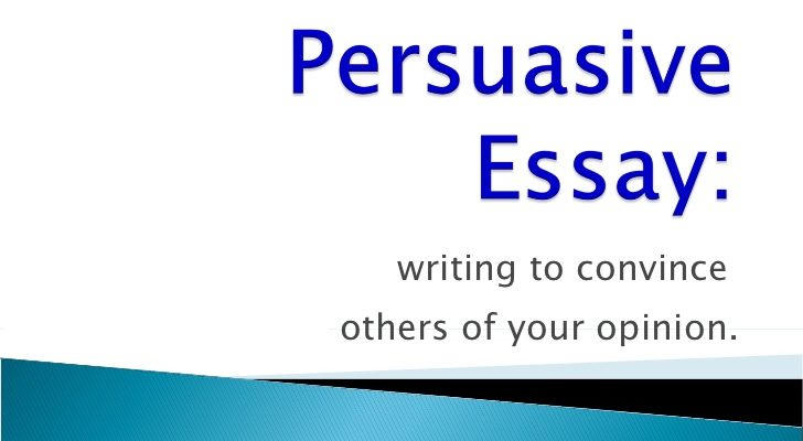 persuasive essay