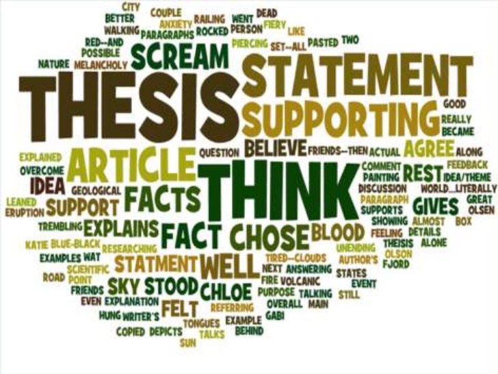 How to write a good application a thesis statement