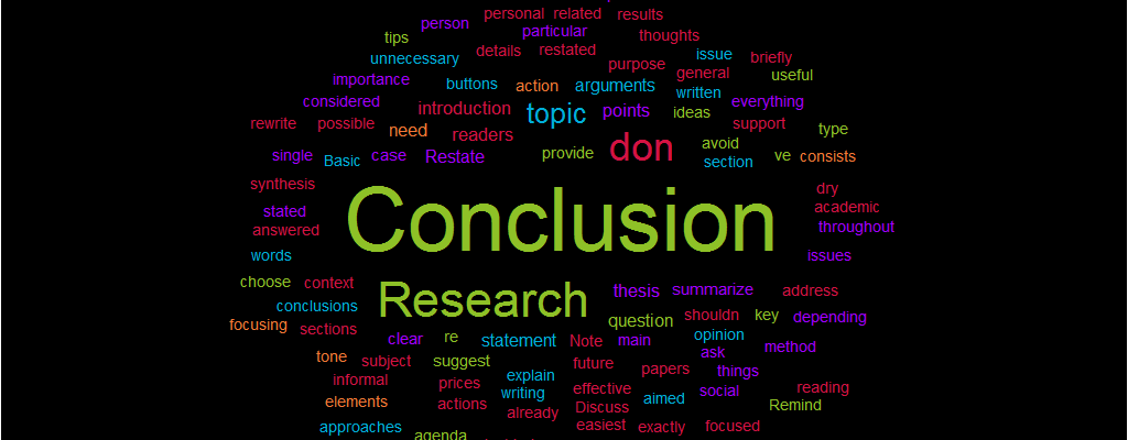 Research Papers: How to Write a Conclusion