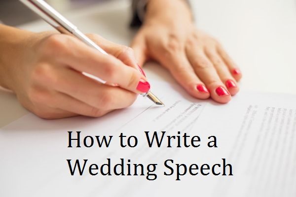 guide to writing wedding speech