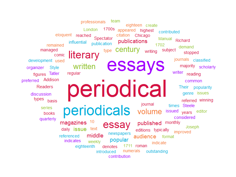periodical essay meaning