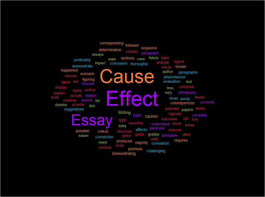 A good cause and effect essay