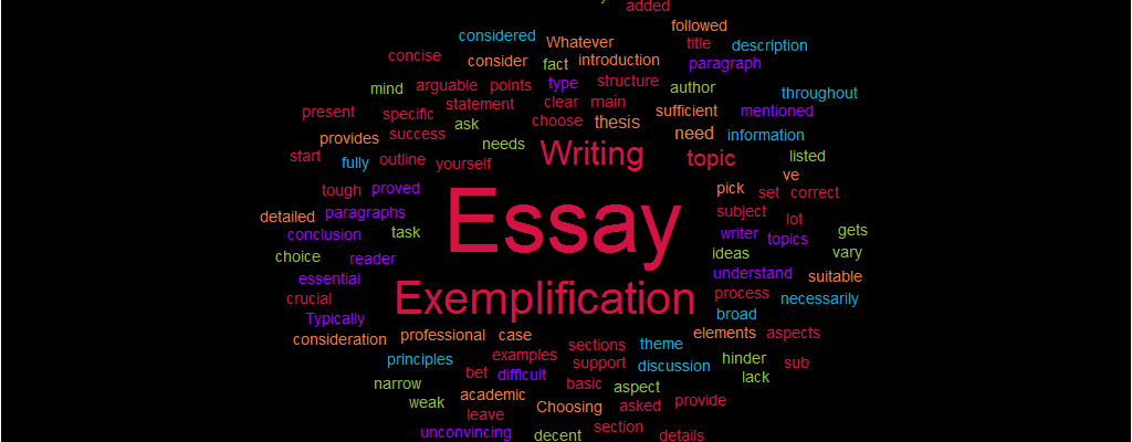 Exemplification Essay Writing