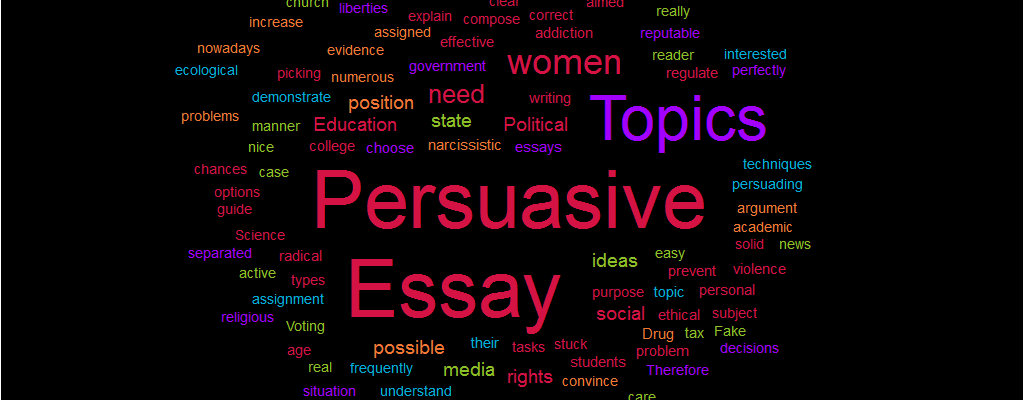 Topic for persuasive essay