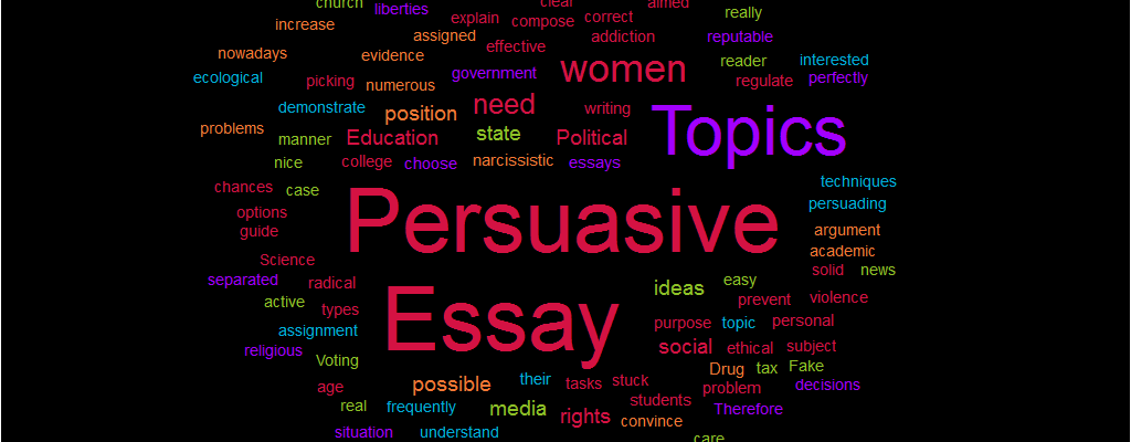 persuasive synthesis essay topics