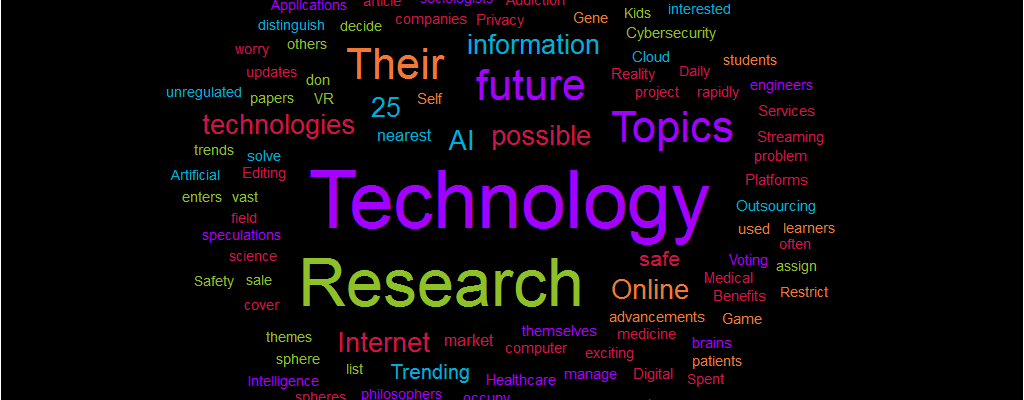 research topic information technology