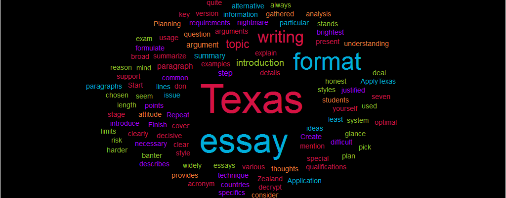 Texas Format Essay