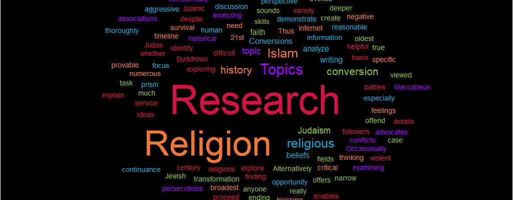 research paper on religion