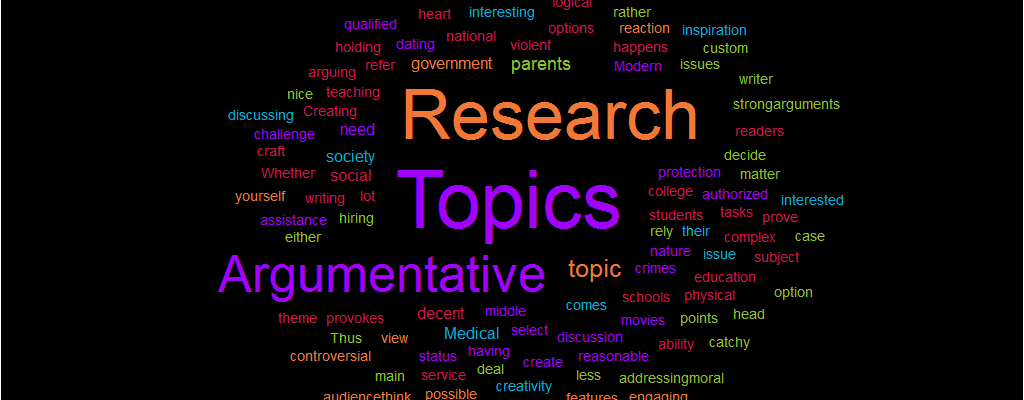 Argumentative Research Paper Topics