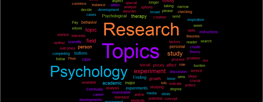 research paper topic ideas in psychology