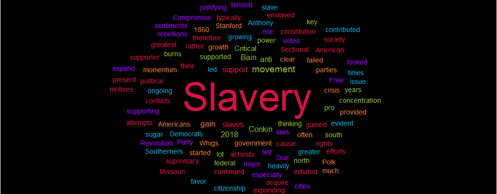 Slavery Critical Thinking