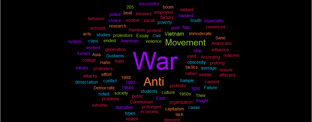 Essay Sample: Vietnam War and the Anti-War Movement